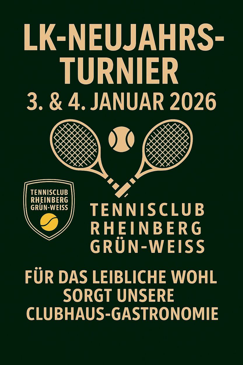LK-Neujahrs Turnier beim TC Rheinberg Grün-Weiß