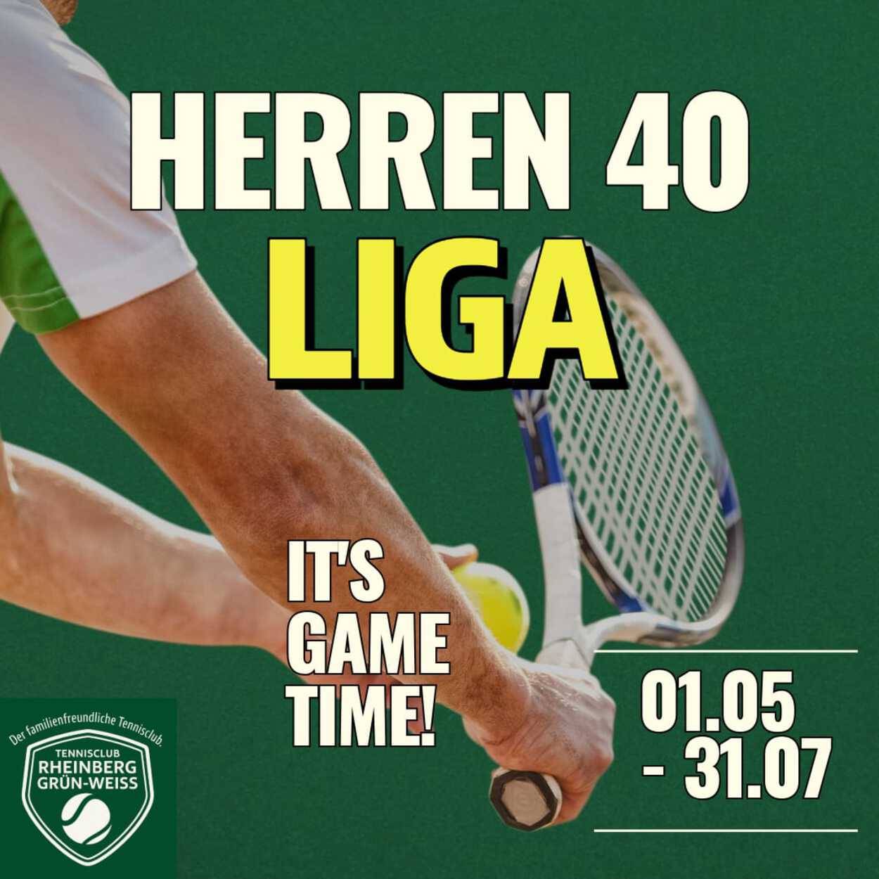 Vereinsinterne Liga der Herren 40 erfolgreich gestartet